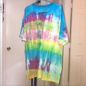 Tie dye cotton T-shirt